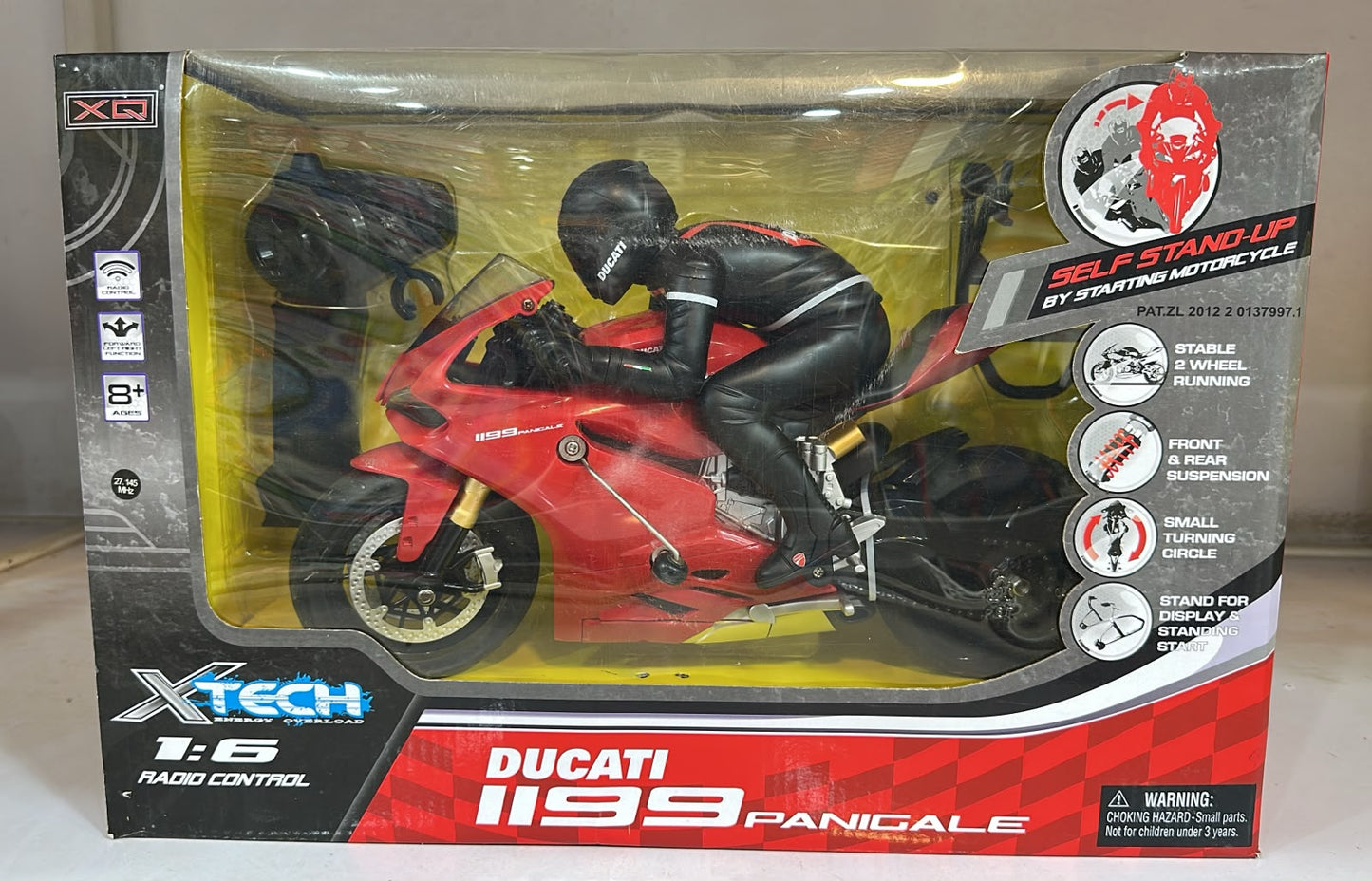 Upriser Ducati, Authentic Panigale V4 S Remote Control Motorcycle, 1:6 Scale