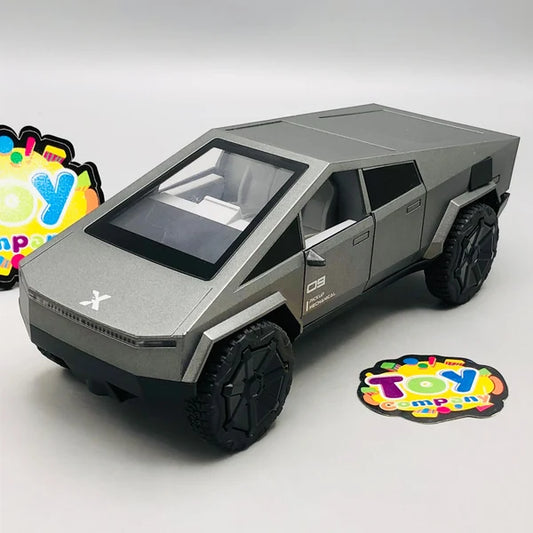 ABS Inertial Tesla With Quad Bike Model Car