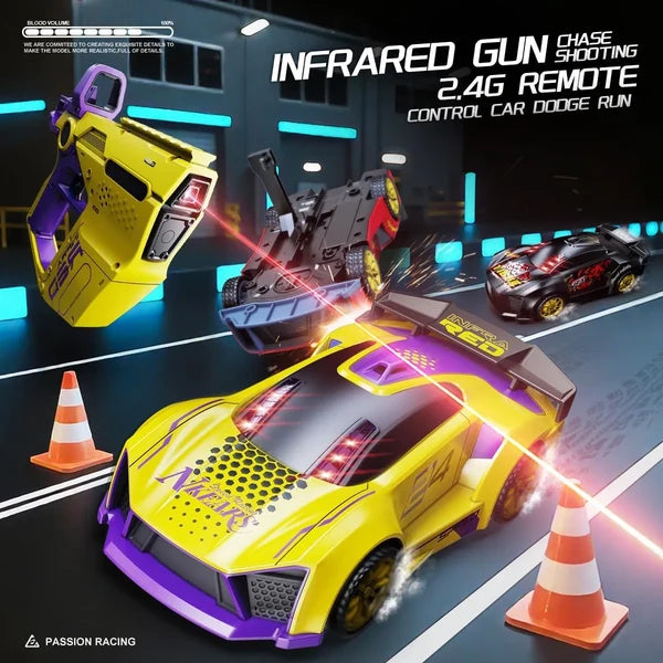 Infrared Laser Shooting Remote Control Racing Car