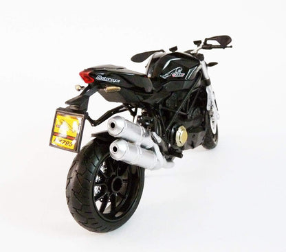 Race Motorcycle Model 1:12 Scale - Black