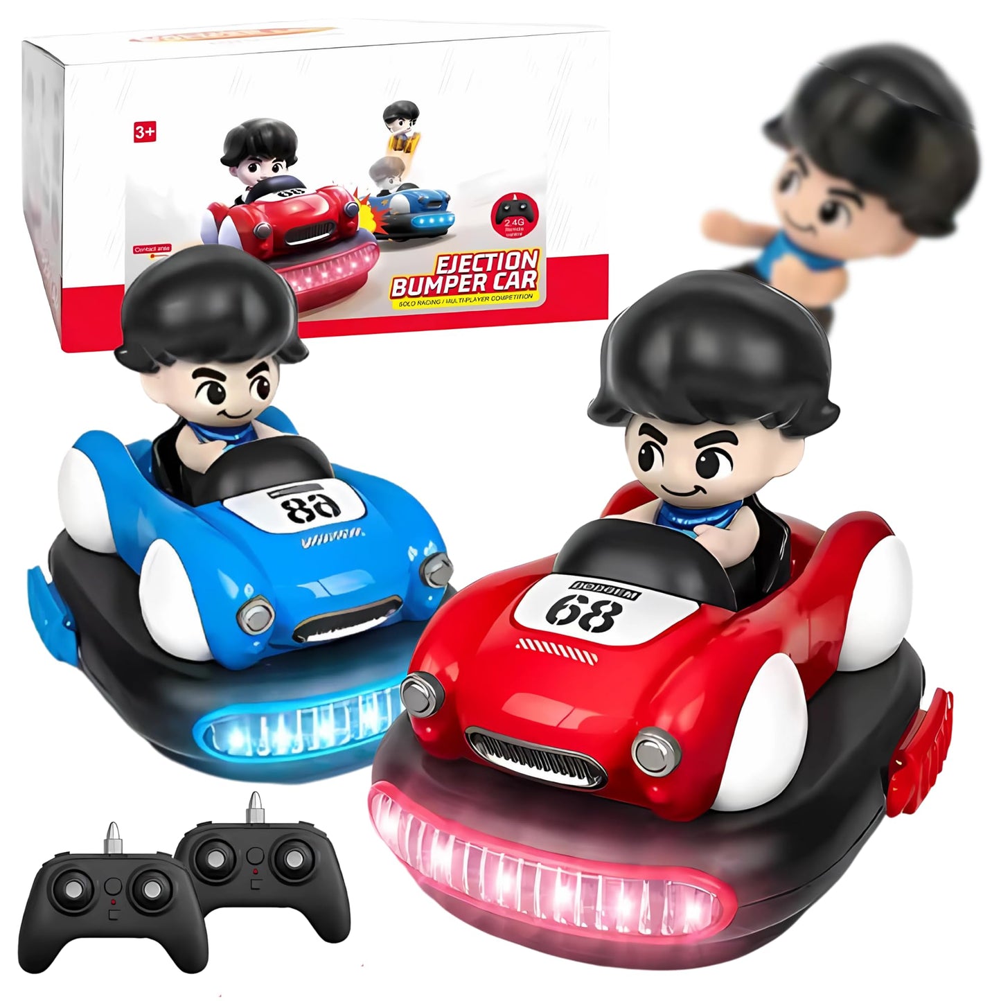 Kids Electric Bumper Car with LED Lights