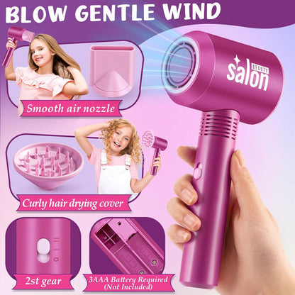 Toylink Hair Salon Pretend Play Toys for Girls