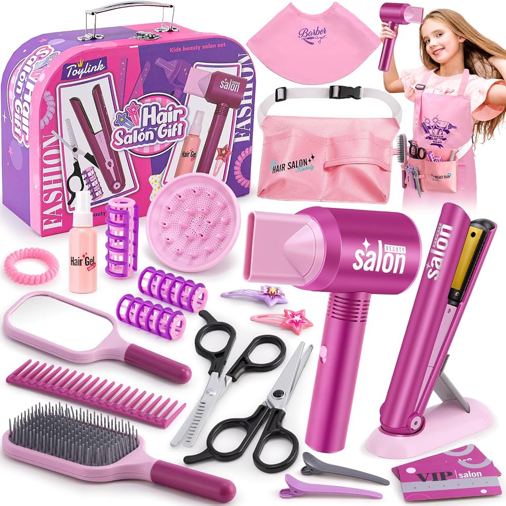 Toylink Hair Salon Pretend Play Toys for Girls