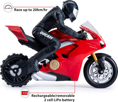 Upriser Ducati, Authentic Panigale V4 S Remote Control Motorcycle, 1:6 Scale