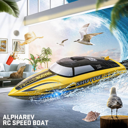 Shadowstorm brand remote control simulation boat.