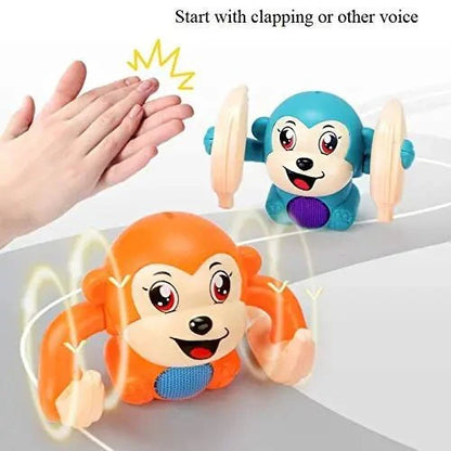 Baby Rolling Electric Voice-Controlled Monkey Toy