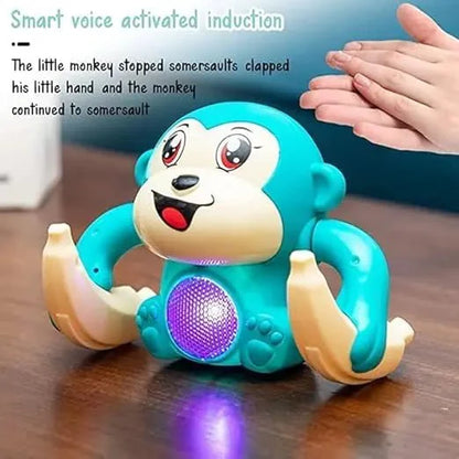 Baby Rolling Electric Voice-Controlled Monkey Toy
