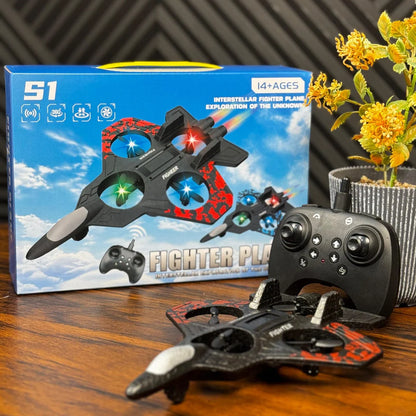 RC Combat Aircraft Drone – Remote Control Flying Jet Toy for Kids (S1)