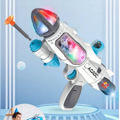 Toybot Space Gun Toy for Kids with Light, Music & Smoke Spray 3+Ages