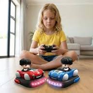 Kids Electric Bumper Car with LED Lights