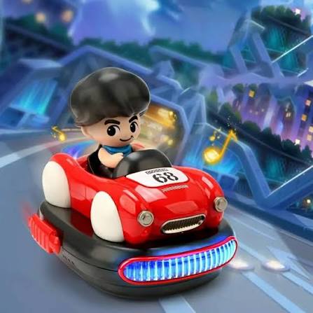 Kids Electric Bumper Car with LED Lights