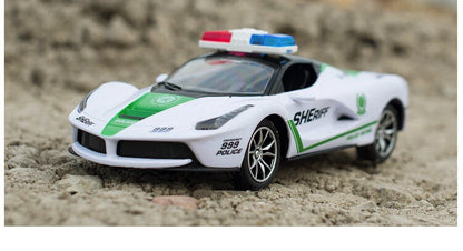 RC Police Car Multicolour 28cm Pack of 2